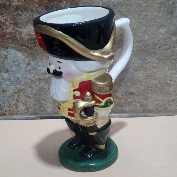 Teleflora Ceramic Nutcracker Soldier Mug Vase Christmas Holiday Decor - Picture 10 of 11